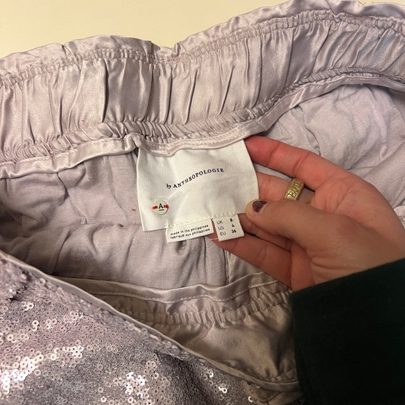 By Anthropologie Sequin Cargo Pants - Picture 4 of 8